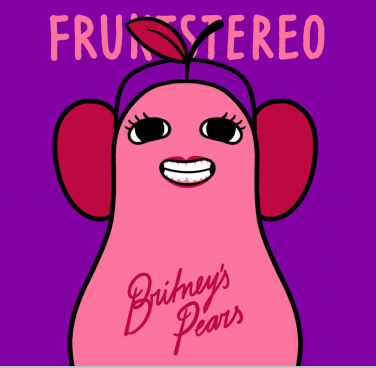 Fruktstereo - Britney´S Pears 330ml - Fluid Fruit